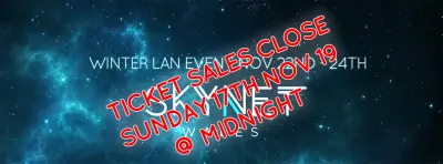 SkyNet LAN Ticket Box Office is closing!
